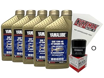 Amazon.com: Cyclemax Full-Synthetic Yamalube Oil Change Kit